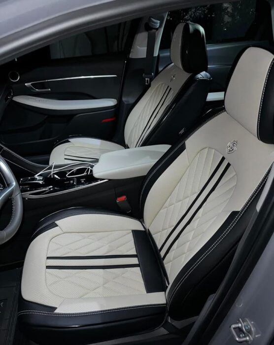 ANKIV Universal Fit Waterproof Breathable Nappa Leather Automotive Vehicle Car Seat Covers Set Cushion Protector for Sedan SUV ANKIV Universal Fit Waterproof Breathable Nappa Leather Automotive Vehicle Car Seat Covers Set Cushion Protector for Sedan SUV