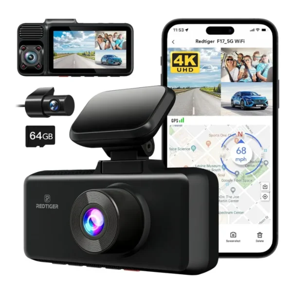 REDTIGER-F17 DASHCAM(3-WAY/CHANNEL)